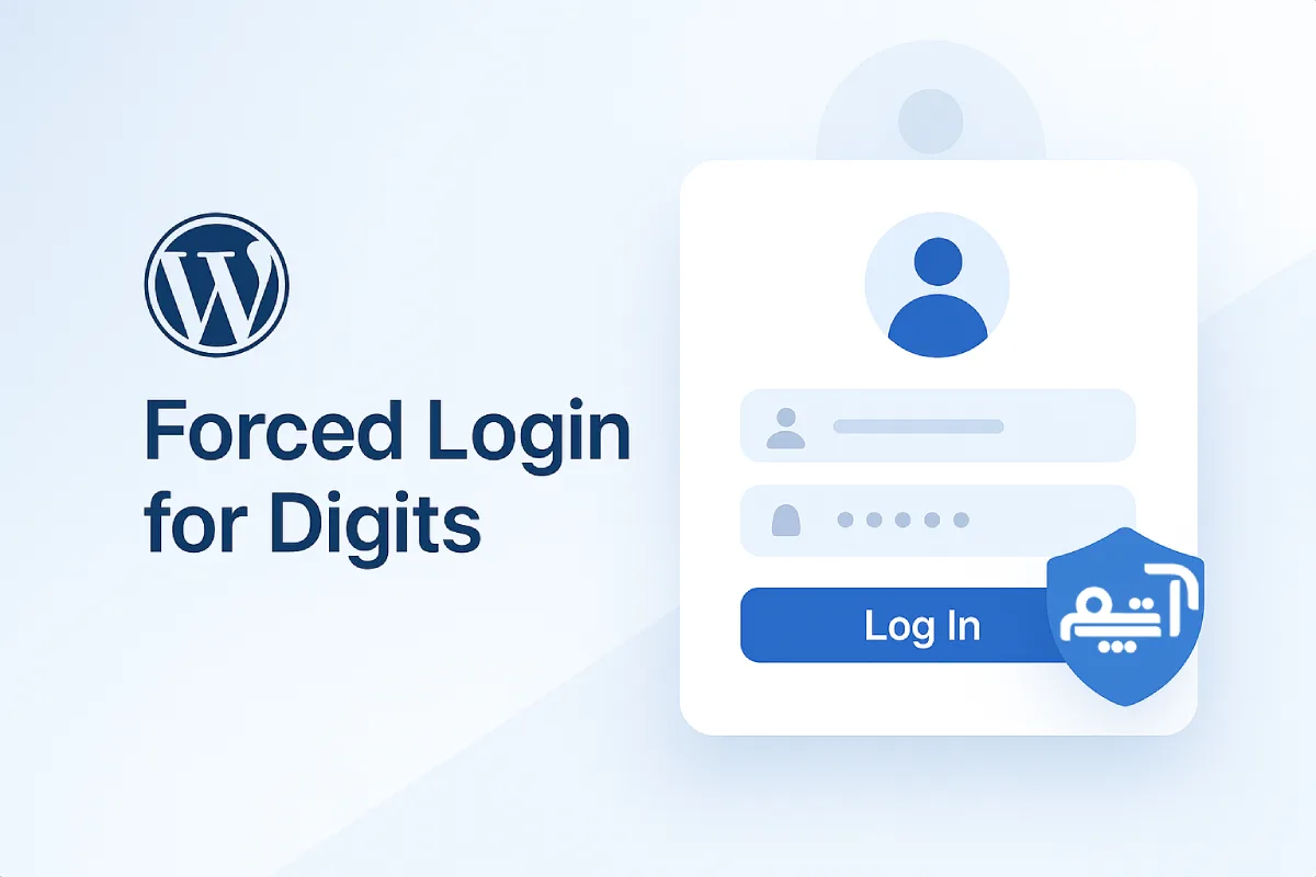 لاگین اجباری دیجیتس | دانلود رایگان جایگزین Forced Login Page Lock