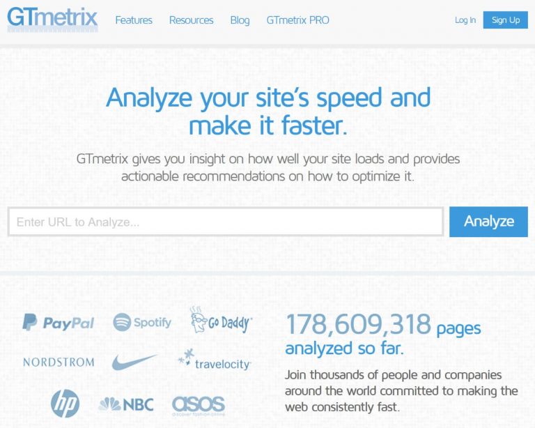 gtmetrix-website-speed-test-tool